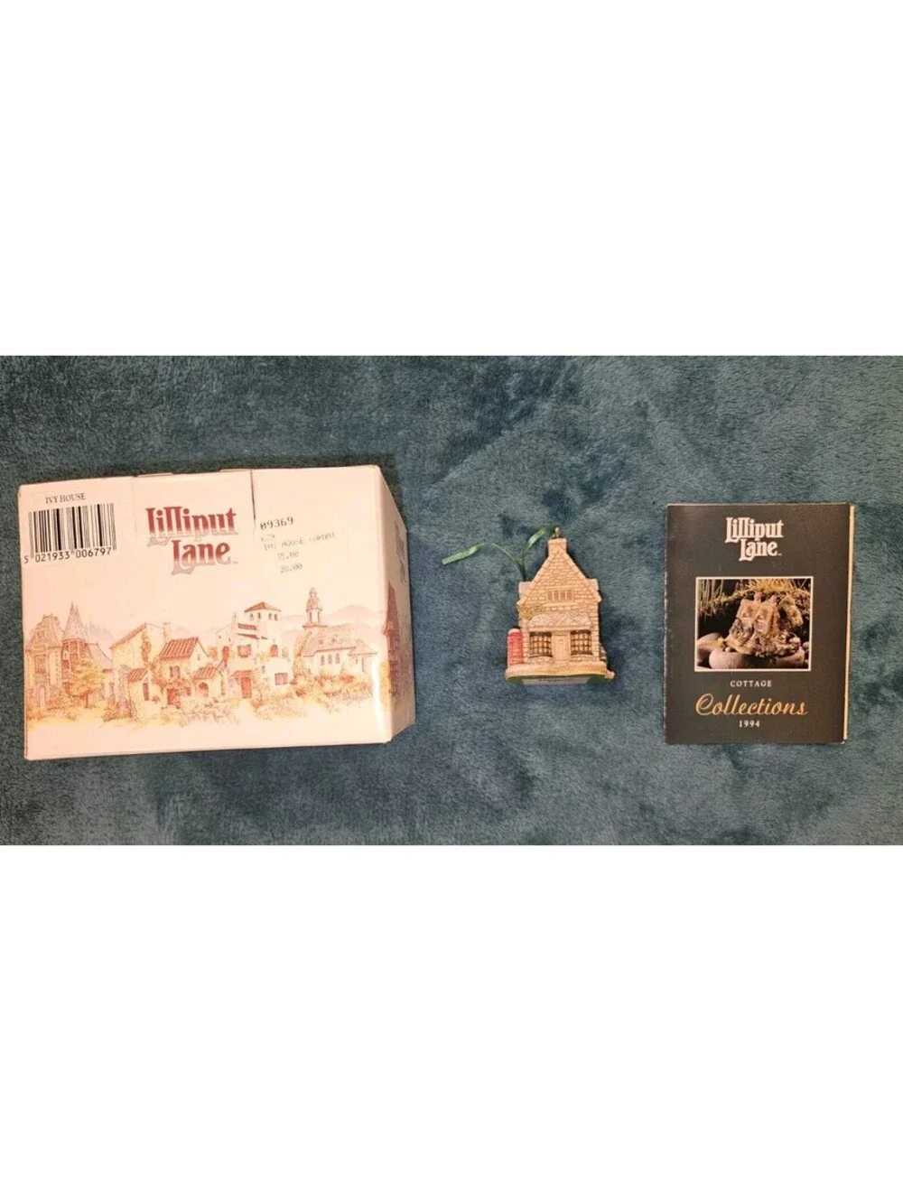 Lilliput Lane 1994 Ivy House Ornament + Original Box Christmas